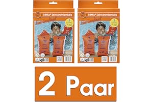 Happy People BEMA® Original Schwimmflügel, orange, Größe 0, 11-30 kg, 1-6 Jahre (2 Paar)