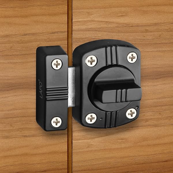 Zinc Alloy Rotate Bolt Latches Gate Door Lock Uxcell 2-Pack Rotate Bolt ...