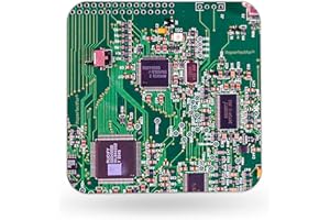 ITSPERFECTFOR Computer Circuit Board Design Drinks Coaster. PC Motherboard Image Geeky Tech Gift.