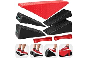 ‎ZOCOSQUAT Squat Wedge – Kniebeugen-Keil-Block 235,9 kg Tragkraft – Schrägbrett für Wadendehnung – Wadendehner, schräges Brett – Yoga-Blöcke