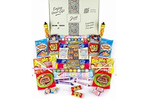 Just Treats Retro Sweets Cosmic Share Box - A Selection Box Perfect for 2 - Contains 2 of Everything