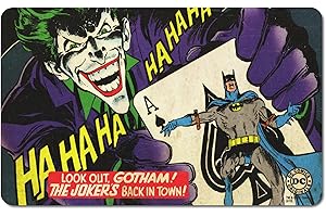 Logoshirt® DC Comics I Batman I The Joker's Back In Town I Tabla de desayuno I Tabla de cortar I 23x14cm I Lavable en lavavajillas y resistente al calor I Diseño Original con Licencia