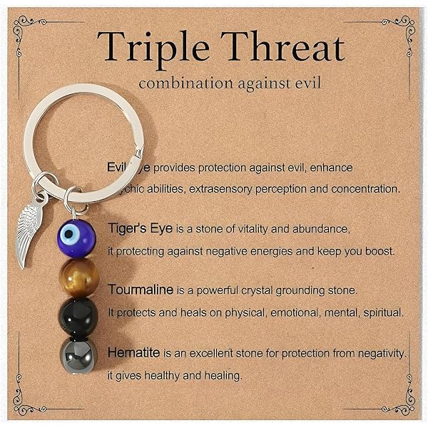 MYSTIC JEWELS By Dalia - Portachiavi occhio turco in cristallo