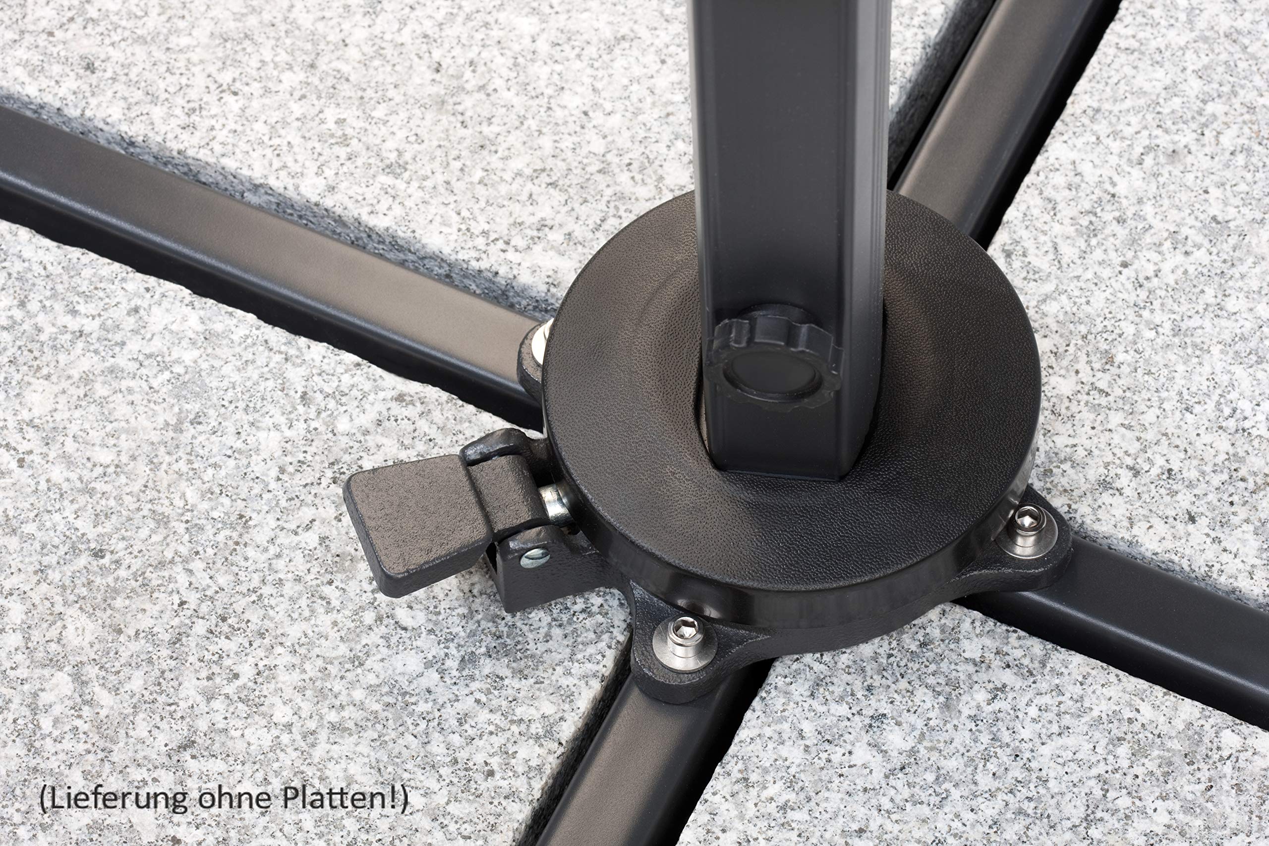 Schneider Sonnenschirm, Anthrazit, 356 x 300 x 273 cm – Bild 8