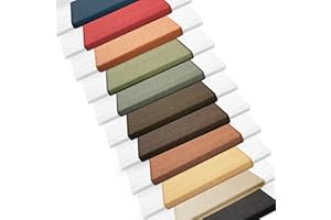 CASA PURA Coprigradini Sisal nel Set di 15 | 100% fibra naturale in 2 misure | tenuta sicura su loro scale | numerose varianti e colori