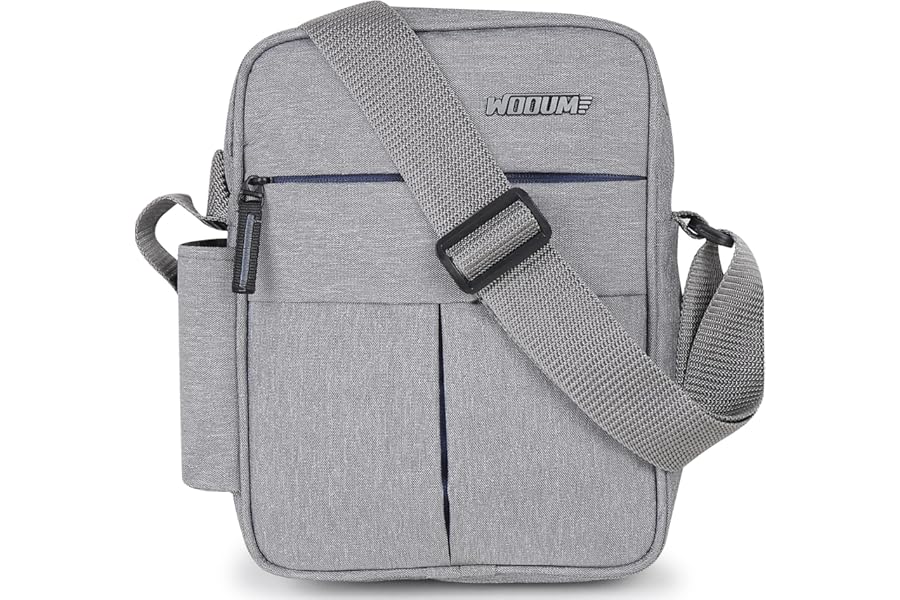 Wooum Water Resistance Side Bag - Travel Bag - Office Business Bag - Cross Body Bag - Messenger Bag - Sling Bag for Men and W