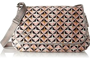 Oilily Damen Lori Geometrical Diaperbag Lhf Umhängetasche Pink (Rose)