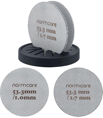 Normcore 58mm Dual Spout Portafilter with Basket - Fits E61, Flair 58, ECM, Rocket, Sanremo, Synesso, Slayer, VBM - Anodized Aluminum Handle and 22g Basket