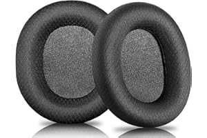 LINK DREAM Arctis 3/5/7/9 Replacement Earpads Soft Ear Pads Cushions Compatible with SteelSeries Arctis 1/3/5/Arctis 7/7+/7P/7P+/7X/7X+/9/9X/Pro/Prime(Do Not Fit Any Arctis Nova) Headphones Headset, Black