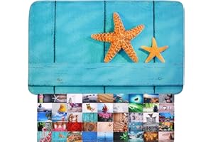 SANILO Tapis de Bain, Grande sélection de Beaux Tapis de Bain, de Haute qualité, très Doux, sèche Rapidement, Lavable (70 x 110 cm, Astérie)