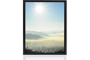 rahmengalerie24 Schattenfugenrahmen 60x60 cm schwarz für Leinwand Bilderrahmen Keilrahmen für Leinwände aus Holz MDF