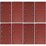 STEBRUAM 48 delar slipblad, set, 93 x 185 mm, korn 40/60/80/120/180/240/320/400,8 hål, olika tillbehör, material för vibratio