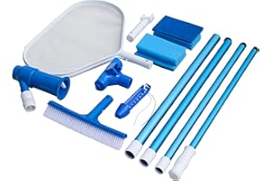 Steinbach Reinigungsset Grundausstattung, Bodensauger, Teleskopstange, Thermometer, Bürste, Handschrubber, Kescher, 061175