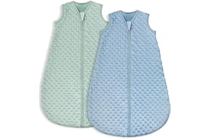 Yoofoss Saco de Dormir para Bebé de Invierno Algodón 0.5 1.0 1.5 2.5 TOG Manta Envolvente para Dormir para 67 78 84 90 cm Unisex Niñas Niños 0-6-12-18-24 Meses