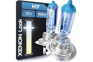 Gread - 2x Lampade alogene H7 - super bianco - 8500k 55W E-Mark - Xenon Optik