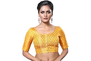 Madhu Fashion Damen Stitched Readymade Saree Bluse