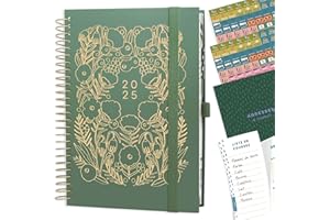 Boxclever Press Mon Agenda au Quotidien 2025 Semainier. Commence Maintenant Jusqu'à Déc.'25. Weekly Planner Avec Listes. Spirale Pour Les Horaires Chargés.