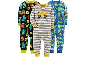 Simple Joys by Carter's Baby-Jungen Schlafstrampler (3er Pack)
