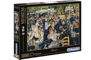 Clementoni - 31412 - Puzzle 1000 Elementów Museum Renoir - Bal Du Moulin De La Galette