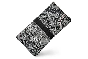 PG MASK GUGGIARI® Tabaquera de Tela Jacquard para Hombre - Funda Pitillera para Tabaco, Papel de Liar, Filtros y Encendedor (Chinese Dragon)