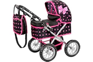 Kinderplay Carrito Bebe Juguetes, Cochecito para Muñecas, Cochecito de Muñecas, Gondola