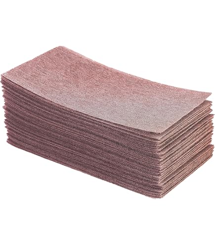 Handschuurmachine met afzuiging, handgreep, handschuurmachine, stofafzuiging, schuursponsblok, stofvrij, incl. 5 stuks net-schuurstrips, klittenband, korrel P80, P120, P180, P240, P400, 200 x 70 mm