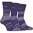 Storm Bloc - 3 Pairs Ladies Anti Blister Lightweight Breathable Cotton Summer Walking Hiking Socks with Padded Sole