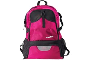 Athletico National Fußballtasche – Rucksack für Fußball, Basketball und Fußball inklusive separater Stollen und Ballhalter