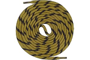 Mount Swiss Okrągłe sznurowadła do butów trekkingowych, butów roboczych – bardzo odporne na rozerwanie – Ø 5 mm – długości 70 cm – 220 cm z poliestru I Made in Europe