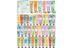 WAPULKYI Creme Mains Hydratante Coffret Cadeau Femme pour les Mains Normales à Sèches,，20 Parfums 40 Pièces, Cadeaux pour Demoiselles D'honneur, Cadeaux de Remerciement, Cadeaux de Noël