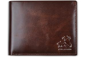 BULL GUARD RFID Blocking Bifold Wallet for Men with Coin Pocket Forest Brown