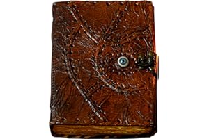 SAIFY HANDICRAFTS Hocus Pocus Book Of Spells, Spell Books With Real Spells, Prop Halloween Decorations Decor, Book Of Shadows Spell Book, Witchy Gifts For Women Spellbook Writing & Sketchbook (8x6 Hocus Pocus 2, Brown)