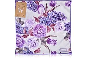 WESERWEF Chiffon de Nettoyage en Microfibre XXL au Design Élégant pour Lunettes, Smartphones, Tablettes, Appareils Photos, Chiffon à Lunettes et Chiffon pour Écran, 30 x 30 cm (Rose and Lilac)
