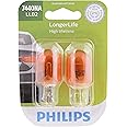 Philips 7440NA LongerLife Miniature Bulb, 2 Pack