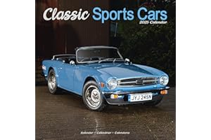 Classic Sports Cars - Sportwagen-Oldtimer 2025 - 16-Monatskalender: Original Avonside-Kalender [Mehrsprachig] [Kalender]