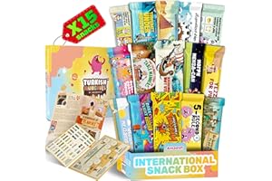 TURKISH MUNCHIES BY MUEKZOIN International Food Hamper | Premium Exotic Foreign Foods | Unique Hampers & Gourmet Gift for Men and Women | American Alike Retro Turkish Foods | Full-Size + Bonus Snacks