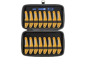 MusicNomad Set completo di lime per dadi diamantate - 16 pezzi con custodia + spazzola per la pulizia