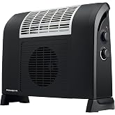 Rowenta IR5010 Dualio 2in1 Fanlı ve Radyant Isıtıcı, Siyah, 2000 Watt Fan Isıtması, 1000 W Radyant Isıtma