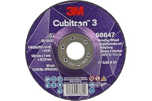 3M Cubitron 3 Schruppscheibe, 98647, 36+, T27, 125 mm x 7 mm x 22,23 mm, EN, 10/Pack