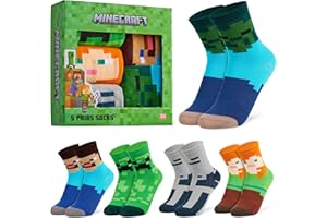 Minecraft Jungen Wadensocken Socken Multipack