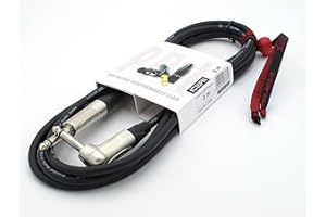 X-LEAD IC35PN030BK Serie PLATINUM, cable de instrumentos profesional para guitarra/bajo/teclados - Jack/Jack - conectores NEUTRIK originales - (3 m, negro) - MADE IN ITALY by INCO