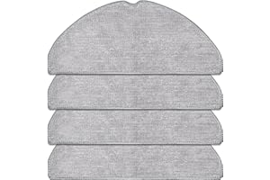 DianSung Panni per mocio di ricambio per Xiaomi Robot Vacuum S20, per Xiaomi S20 (D106), 3C / E10, per Mijia Vacuum Mop 3C (C103) / 3C Plus (B112) Accessori per aspirapolvere robot -4 pezzi