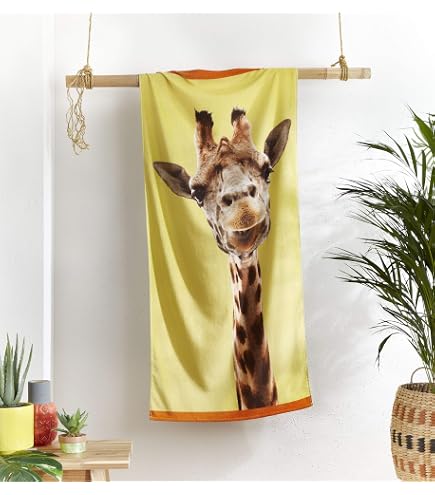 Set Papeterie Enfant Girafe - 2 Crayons, Gomme, Taille-Crayon, Règle, Carnet - Deluxebase