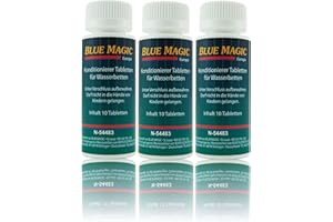 WASSERBETTEN1A Blue Magic Conditioner Konditionierer Tabletten Tabs Wasserbett Schlauchsystem Kissen 30 Stück