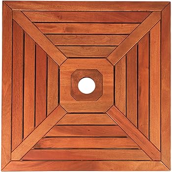 Amazon.de: Sonnenschirmständer Abdeckung Holz Schirmständer Abdeckung