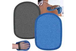 JAMSSOW 2 guanti per la rimozione della sabbia da spiaggia, per la rimozione della sabbia, riutilizzabili, per la rimozione della sabbia, per la spiaggia, per la rimozione della sabbia (grigio + blu)