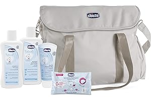 ARTSANA Chicco Natural Sensation Borsa, Set Cura del Bambino 24H, Idee Regalo, 0+ Mesi