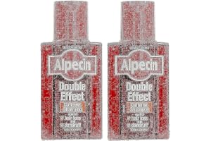 Alpecin Double Effect Schampo 2x 200ml | Avlägsna mjäll och få en naturlig hårtillväxt