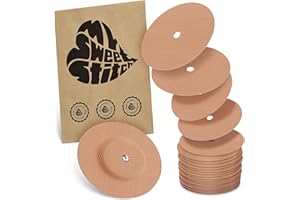 MySweetStitch - 25 x FreeStyle Libre 1 & 2 cerotti sensore, Overpatch rotondo Ø 65mm, con foro di ventilazione, cerotto impermeabile, traspirante, Beige