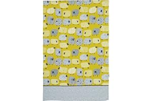Ulster Weavers Dotty Sheep Tea Towel - 100% Cotton - With Cute Animal Hand Drawn Design, Yellow - Kitchen and Cooking Gifts for Bakers & Chefs - Homeware & Kitchenware Range